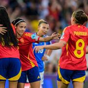Spanskt jubel i kvartsfinalen.
