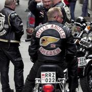 Arkivbild. Hells Angels-jacka. 