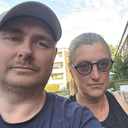 Fredrik, Therese och Thereses son Elvin.