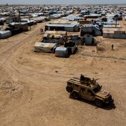 IS-fångläger i Syrien.