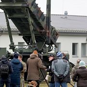 Illustrationsbild: Ett Patriotsystem som överlämnades av Tyskland till Polen år 2023. 