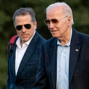 Hunter Biden med sin far, USA:s president Joe Biden.