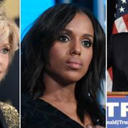 Jane Fonda, Kerry Washington och Donald Trump