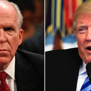 John Brennan och Donald Trump.