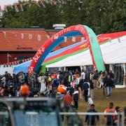 Den eritreanska festivalen på Järvafältet dagen efter oroligheterna. 