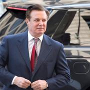 Paul Manafort utanför en domstol i Washington i somras. 