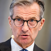 Fed-chefen Jerome Powell, Riksbankens Erik Thedéen och ECB-toppen Christine Lagarde. 