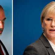 Avigdor Lieberman och Margot Wallström.