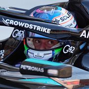 Mercedesföraren Kimi Antonelli.
