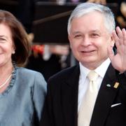 Arkivbild: Maria och Lech Kaczynski 2008