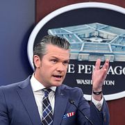 Försvarsminister Pete Hegseth.