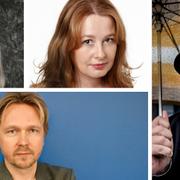 Knutson, Linderborg, Wiman och Mankell.