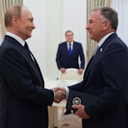 Putin och Witkoff i augusti. 