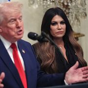 Donald Trump tillsammans med Kimberly Guilfoyle.