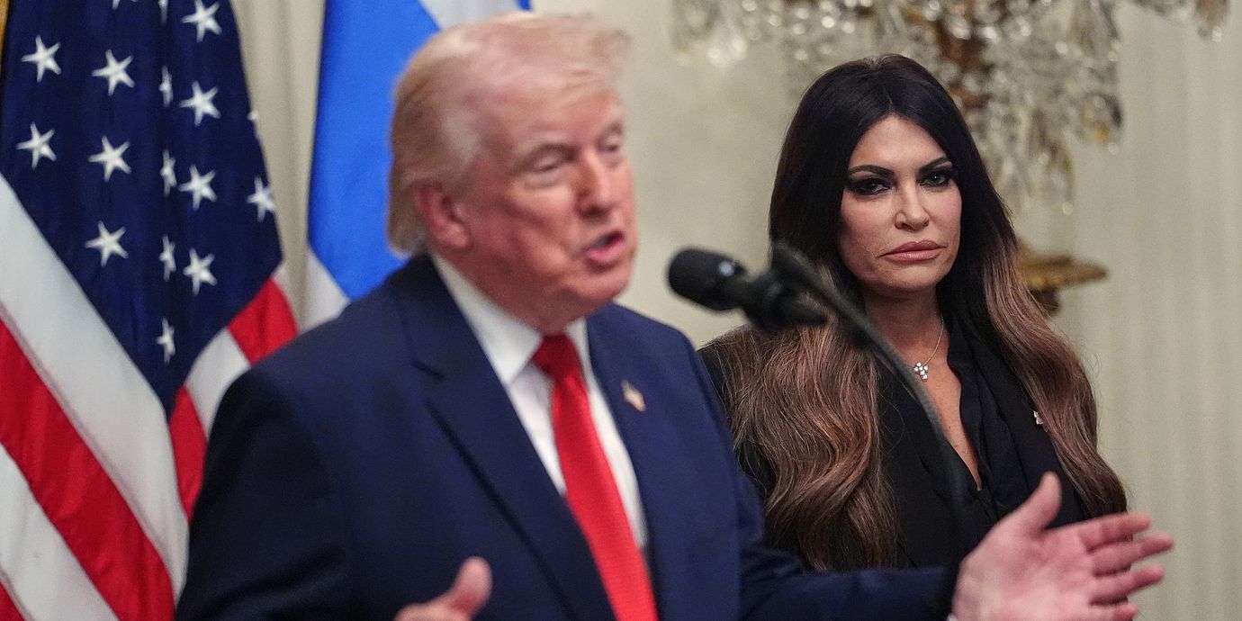 Donald Trump tillsammans med Kimberly Guilfoyle.