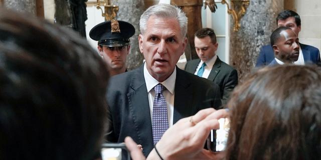 Kevin McCarthy (R), talman i representanthuset. Mariam Zuhaib / AP