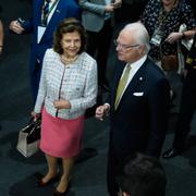 Kung Carl XVI Gustaf på plats vid COP30. 
