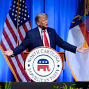 Trump talar i North Carolina. George Walker IV / AP