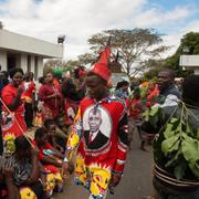 Anhängare till oppositionsledaren Lazarus Chakwera.