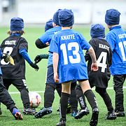 
Knattefotboll i samband med en allsvensk match förra året.