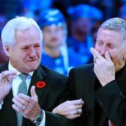 Daryl Sittler och Börje Salming i Toronto för två veckor sedan