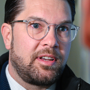 Jimmie Åkesson (SD) och Magdalena Andersson (S)