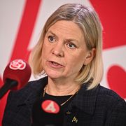 Socialdemokraternas partiledare Magdalena Andersson (S).