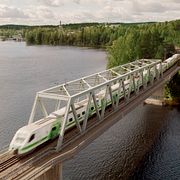 VR-tåg i Finland, arkivbild.
