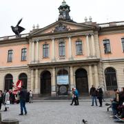 Svenska Akademien presenterar Nobelpriset i litteratur i Börshuset i Stockholm. 