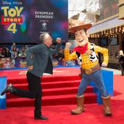 Tom Hanks under Europapremiären av Toy Story 4 i London tidigare i juni.