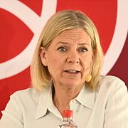 Socialdemokraternas partiledare Magdalena Andersson (S).