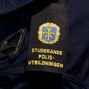 En studerande vid polishögskolan, polisutbildningen vid Umeå universitet.