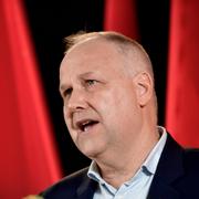 Jonas Sjöstedt höll sitt första maj-tal digitalt.