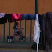 Migranter i matkö i Mexiko. November 2025. 