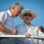 Miguel Díaz-Canel och Raúl Castro. 