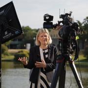 Socialdemokraternas partiledare Magdalena Andersson (S).