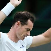 Andy Murray i Wimbledon tidigare under sommaren. 