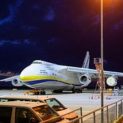 Det utsatta Antonov-planet i Leipzig.