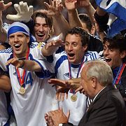 Grekland vinner fotbolls-EM 2004.
