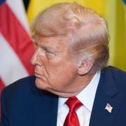 Donald Trump i New York, USA den 23 september 2025.  