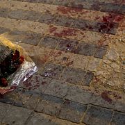Platsen för ett av attentaten