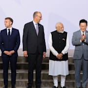 Flera världsledare träffas i samband med G20-mötet i Sydafrika. 