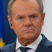 Tusk/Brand i Dnipro efter attacken.