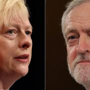 Angela Eagle och Jeremy Corbyn