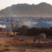 Läger för sudanesiska flyktingar i Tchad.