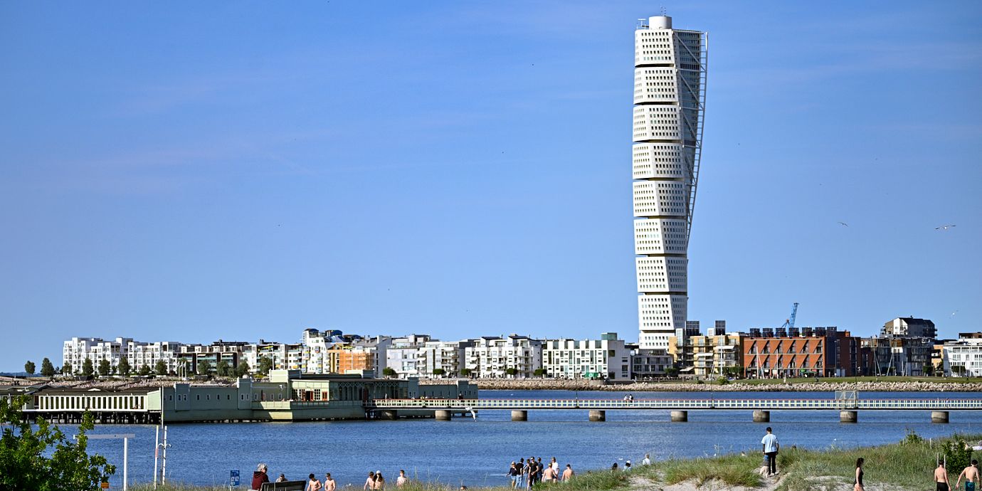 Ribersborgsstranden i Malmö.
