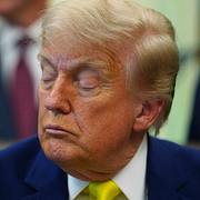 Mohammad Mokhber och Donald Trump.