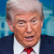 Trump / bild från Michigan. 
