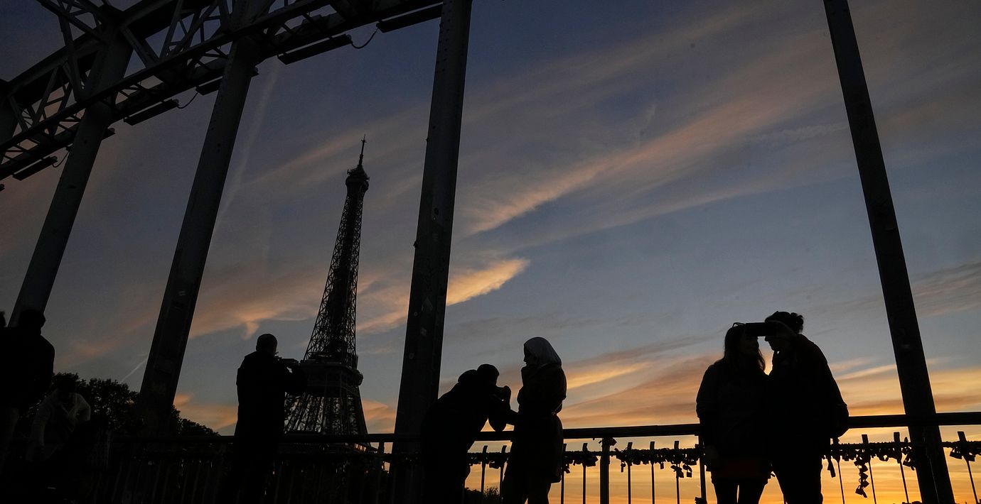 Arkivbild från Paris. 