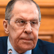 Sergej Lavrov och Dmitro Kuleba.